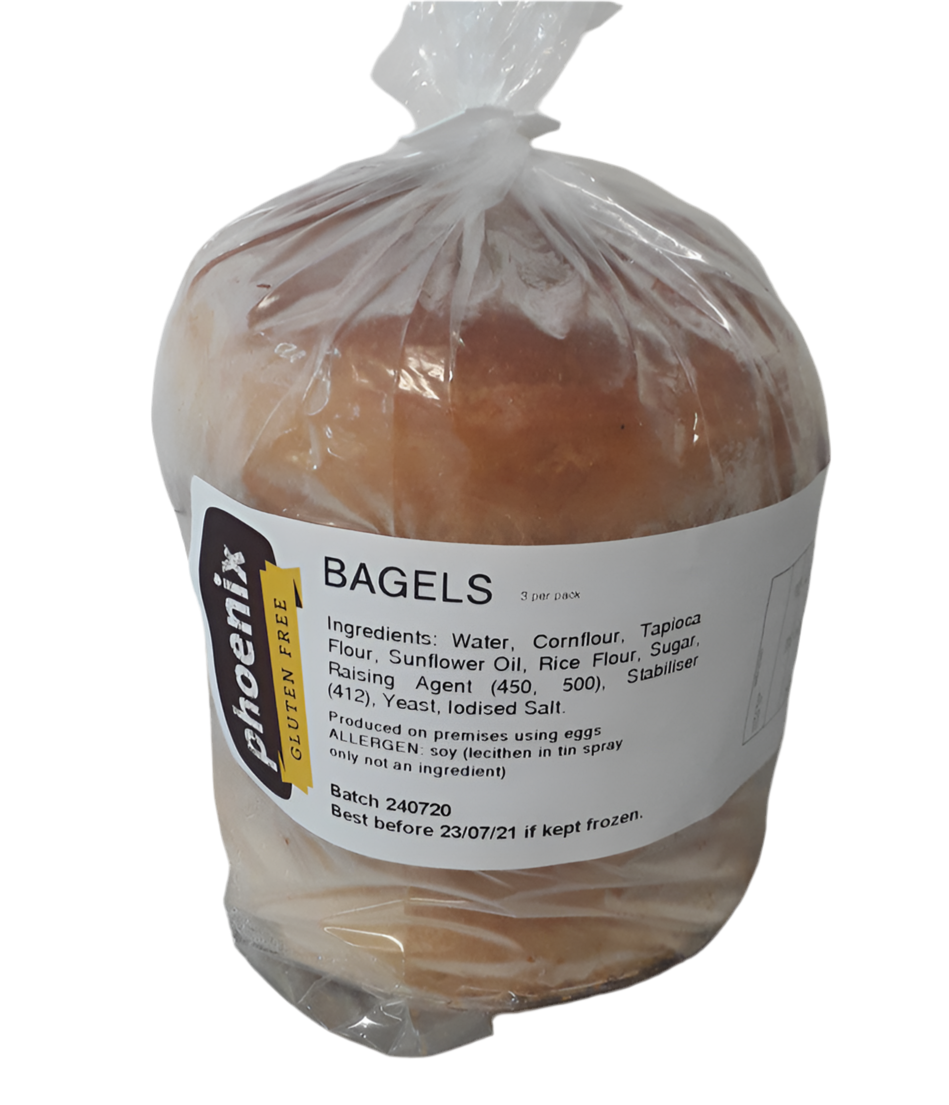 Phoenix Gluten Free Bagels 3/bag