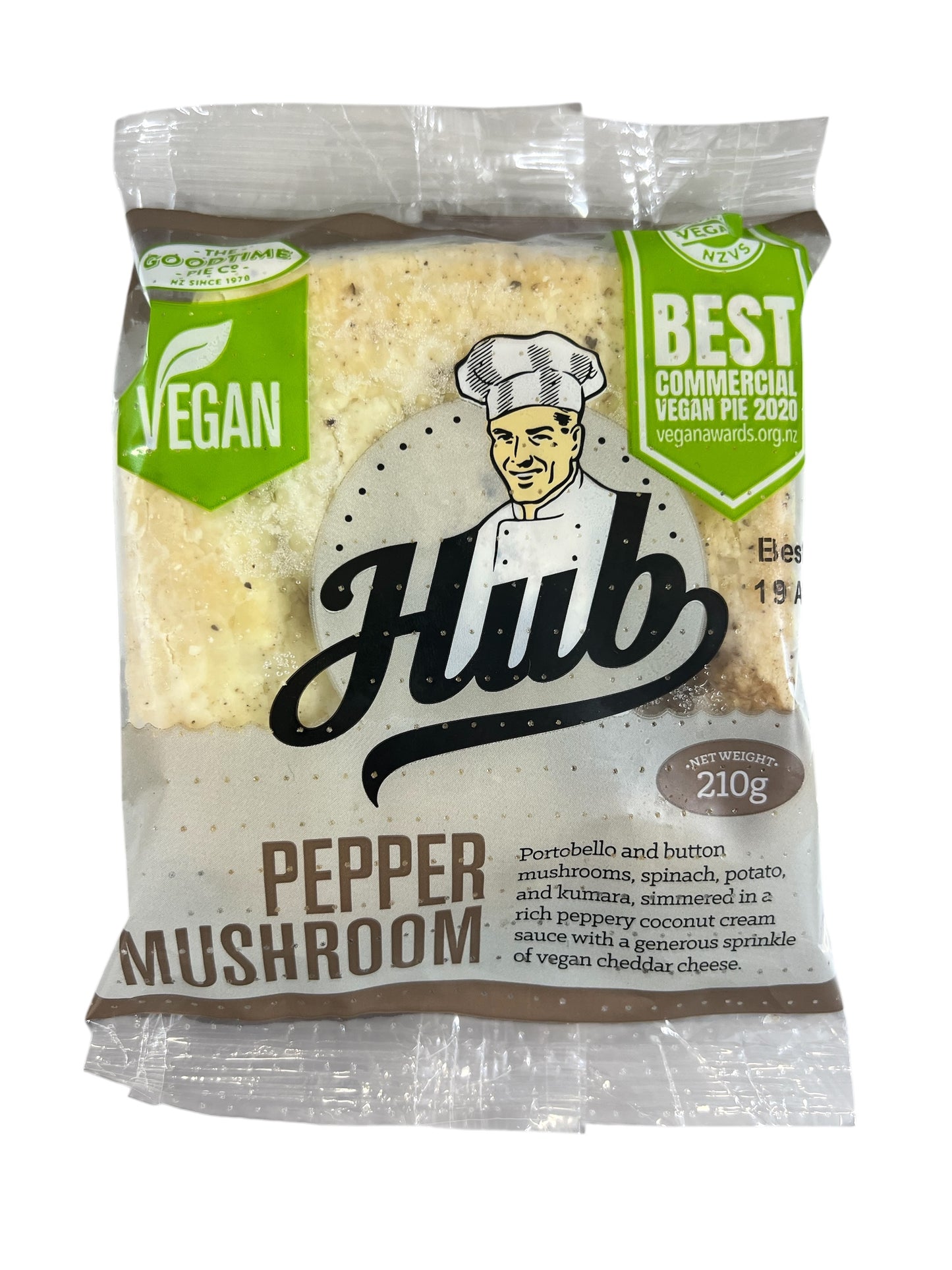 HUB Vegan Pepper Mushroom Pie