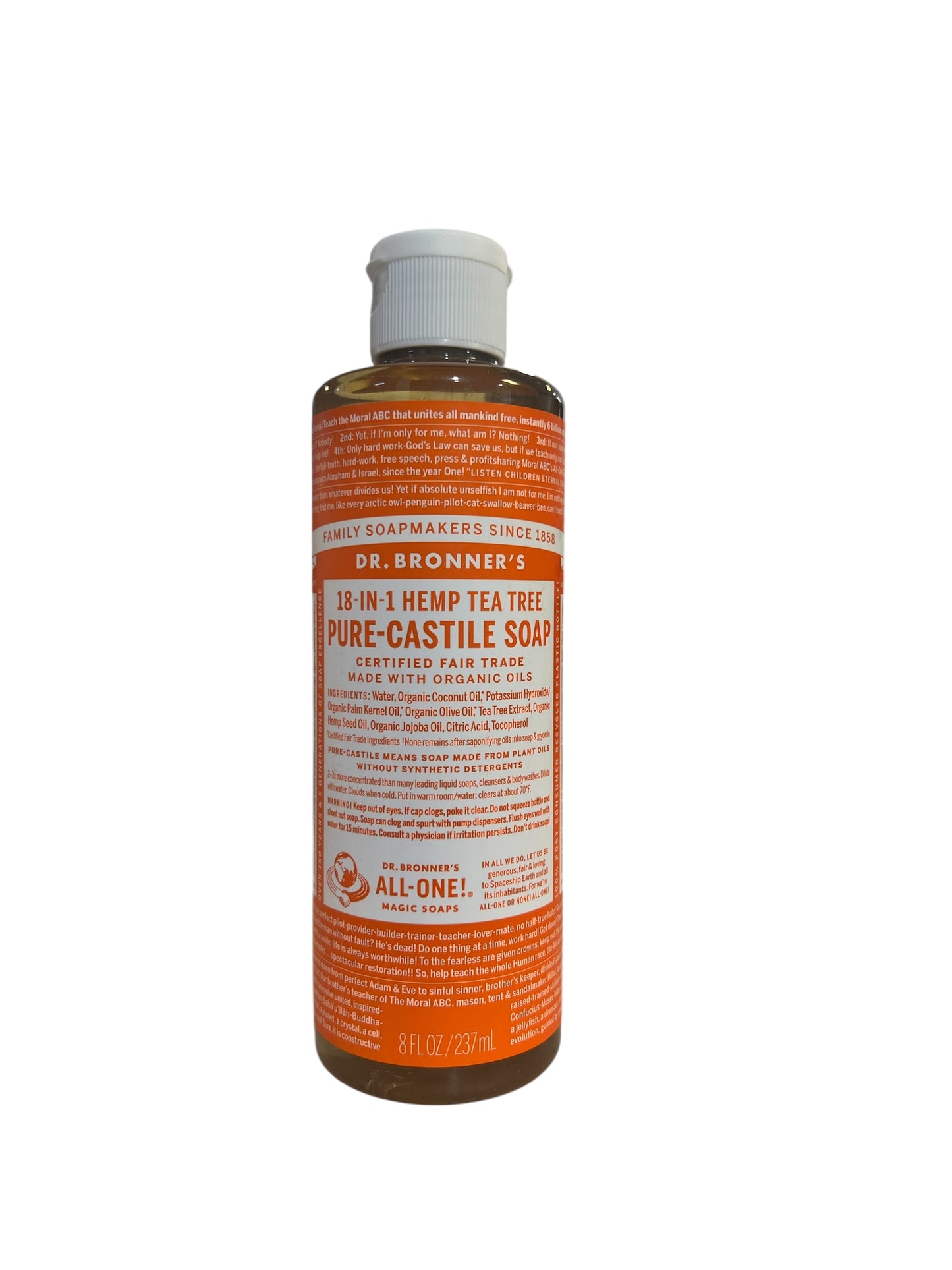 Dr Bronners Liquid Castile Soap 237ml